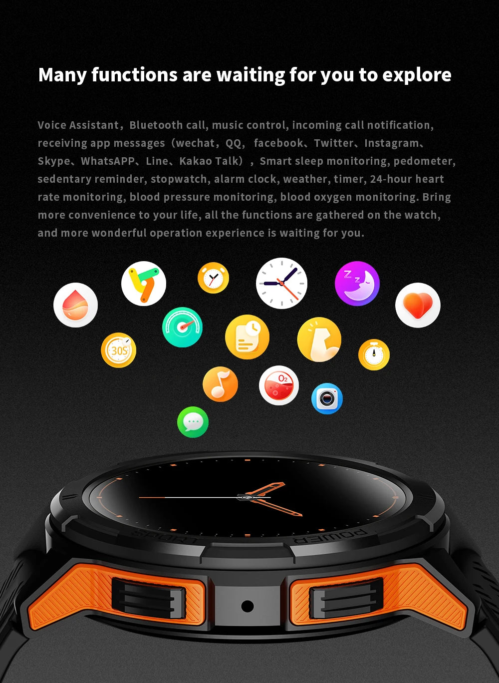 Sports Smartwatch Bluetooth Call