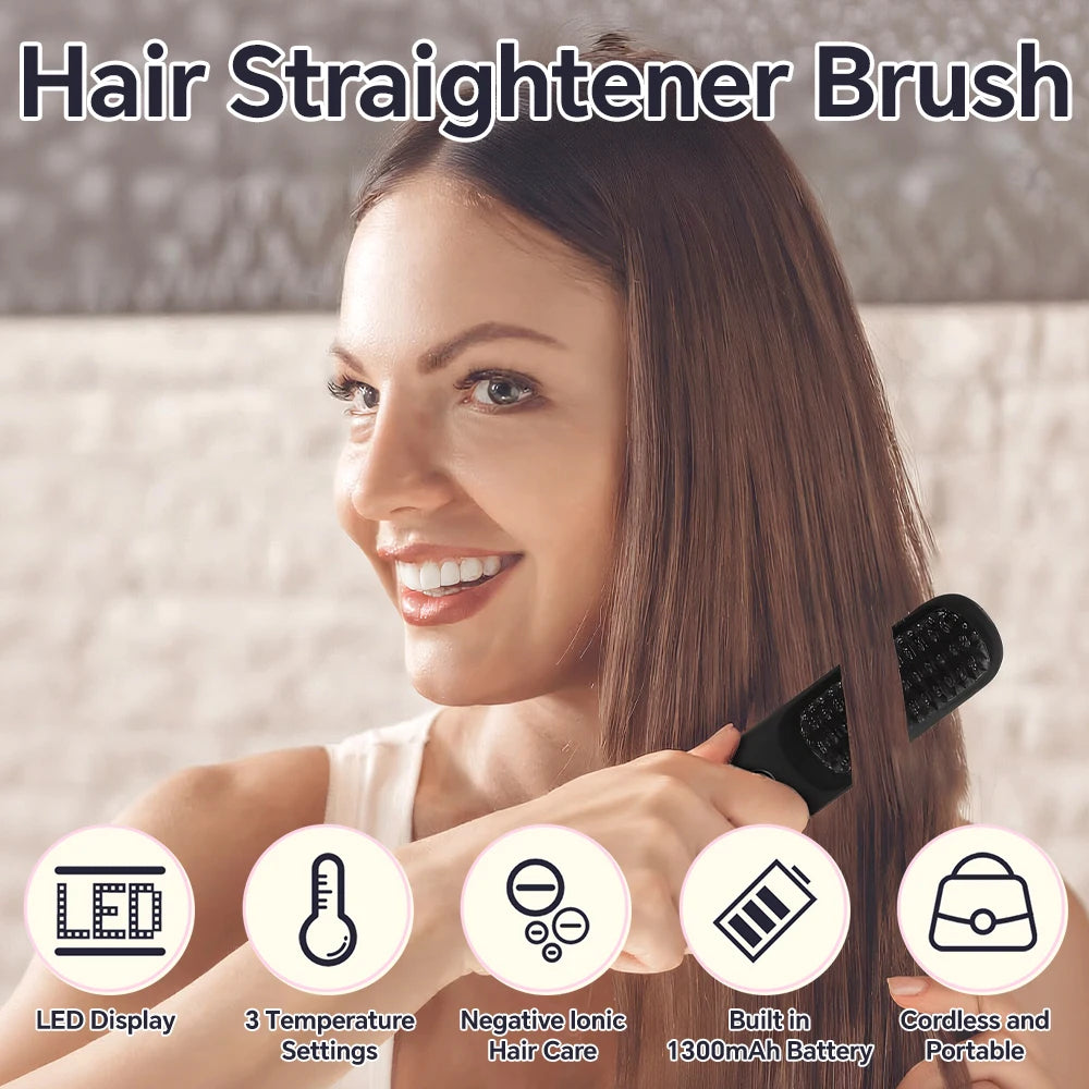 HeatWave Cordless Hair Brush