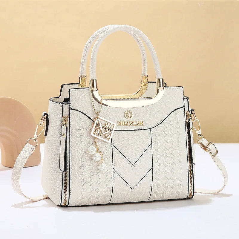 Vintage Style PU Tote Bag