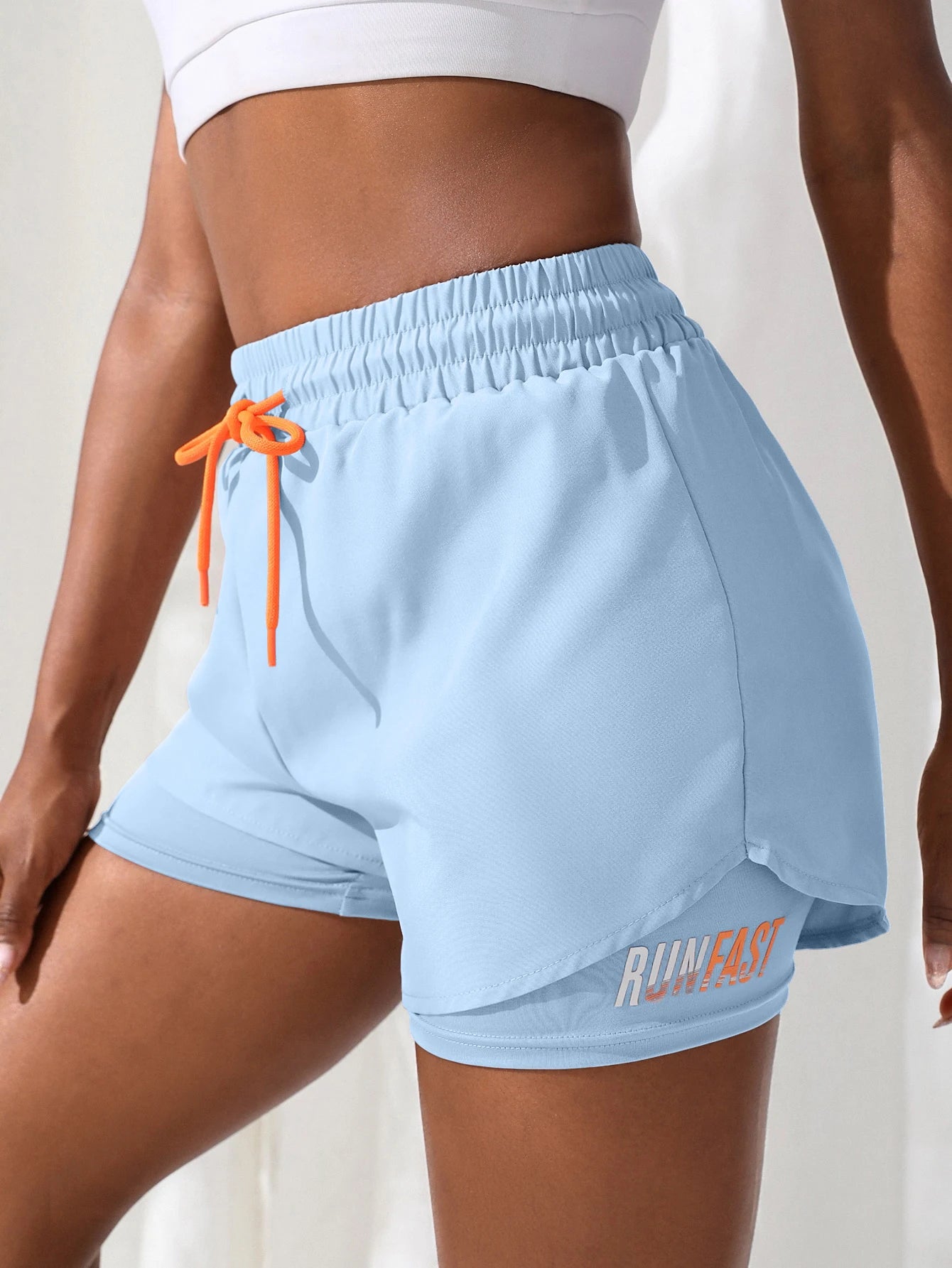 High Rise Sports Shorts