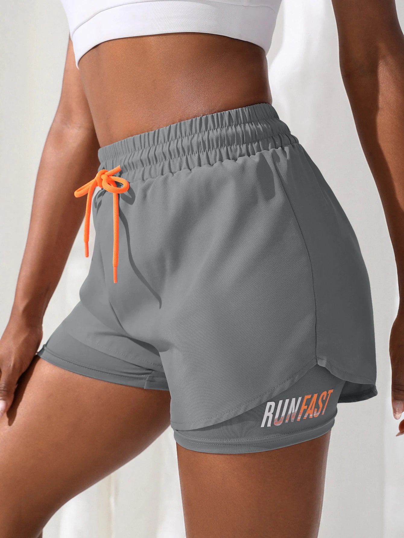 High Rise Sports Shorts