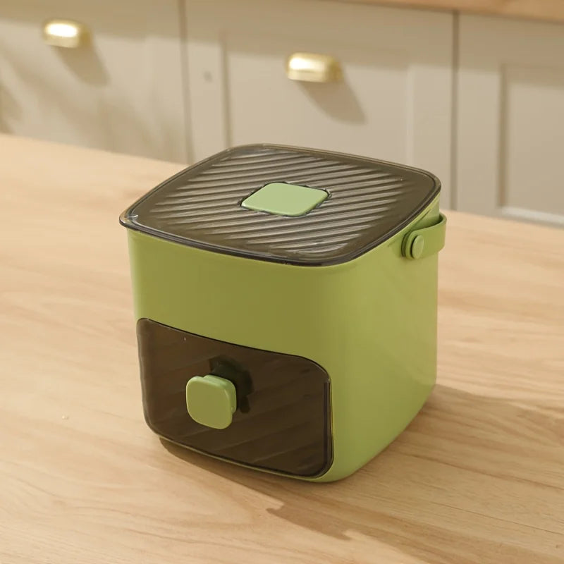 Ice Cube Maker with Easy-Press Lid