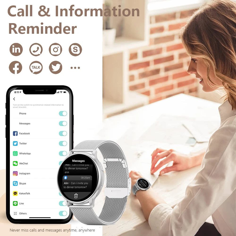 Bluetooth Call Smart Watch