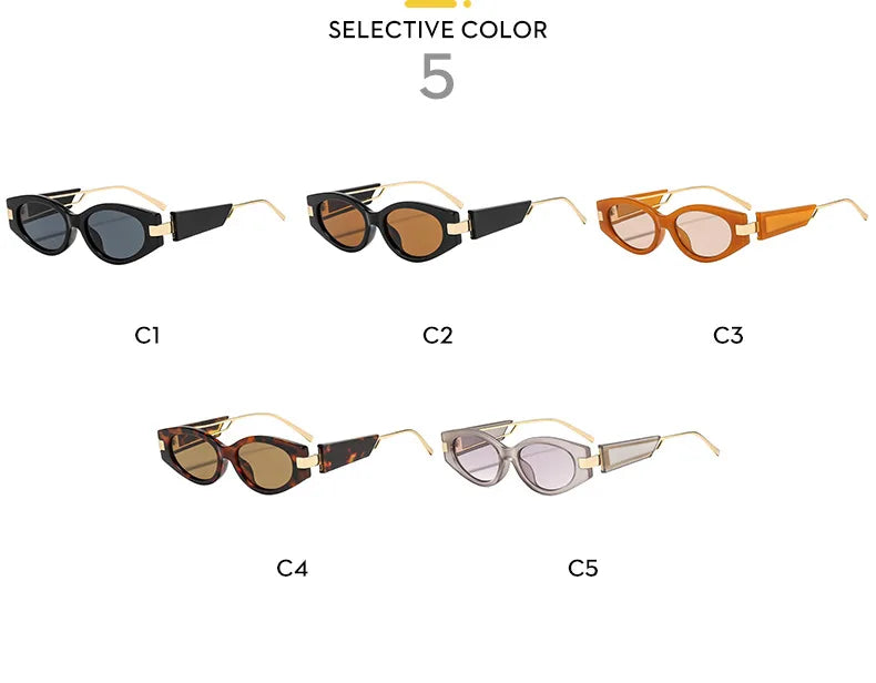 Luxury Design Oval Sunglasses