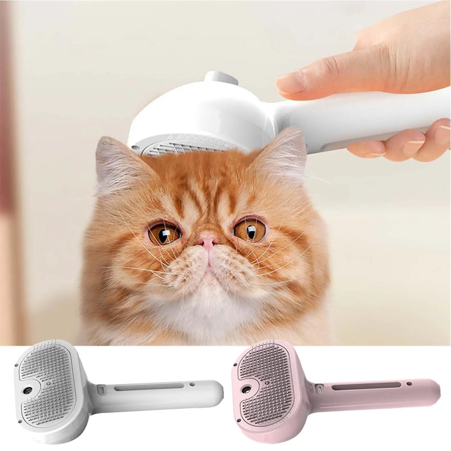 Steamy Dog & Cat  Brush 3 in 1
