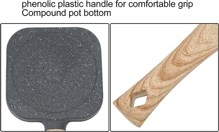 4-Hole None-Stick Frying Pan