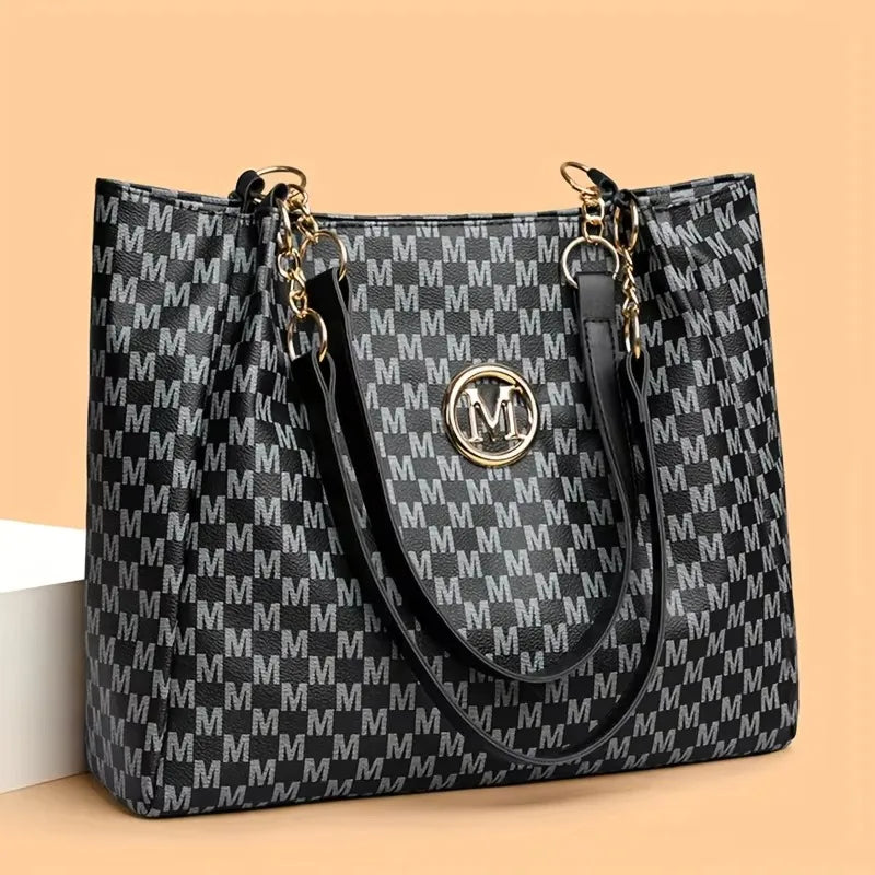 Vintage Geometric Tote Bag