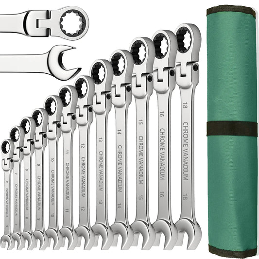 Ratchet Spanner Wrench Set