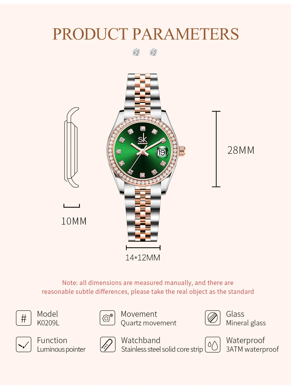 Woman's Luxury Quartz Watch