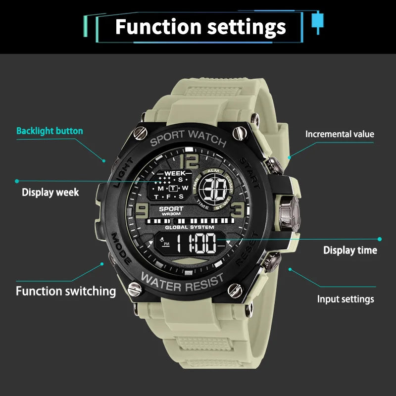 Men's Luxury Electronic Watch