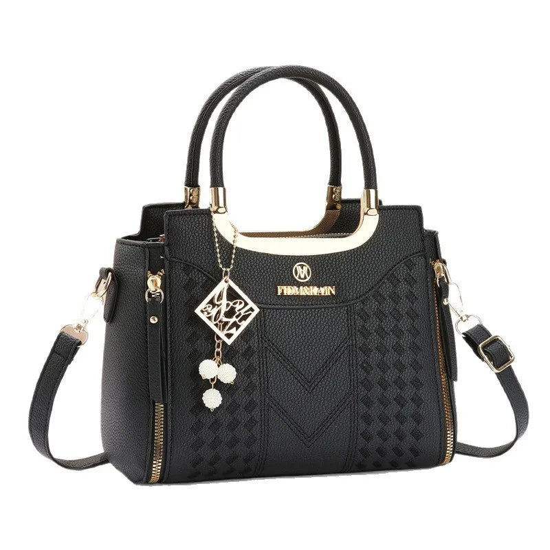 Vintage Style PU Tote Bag