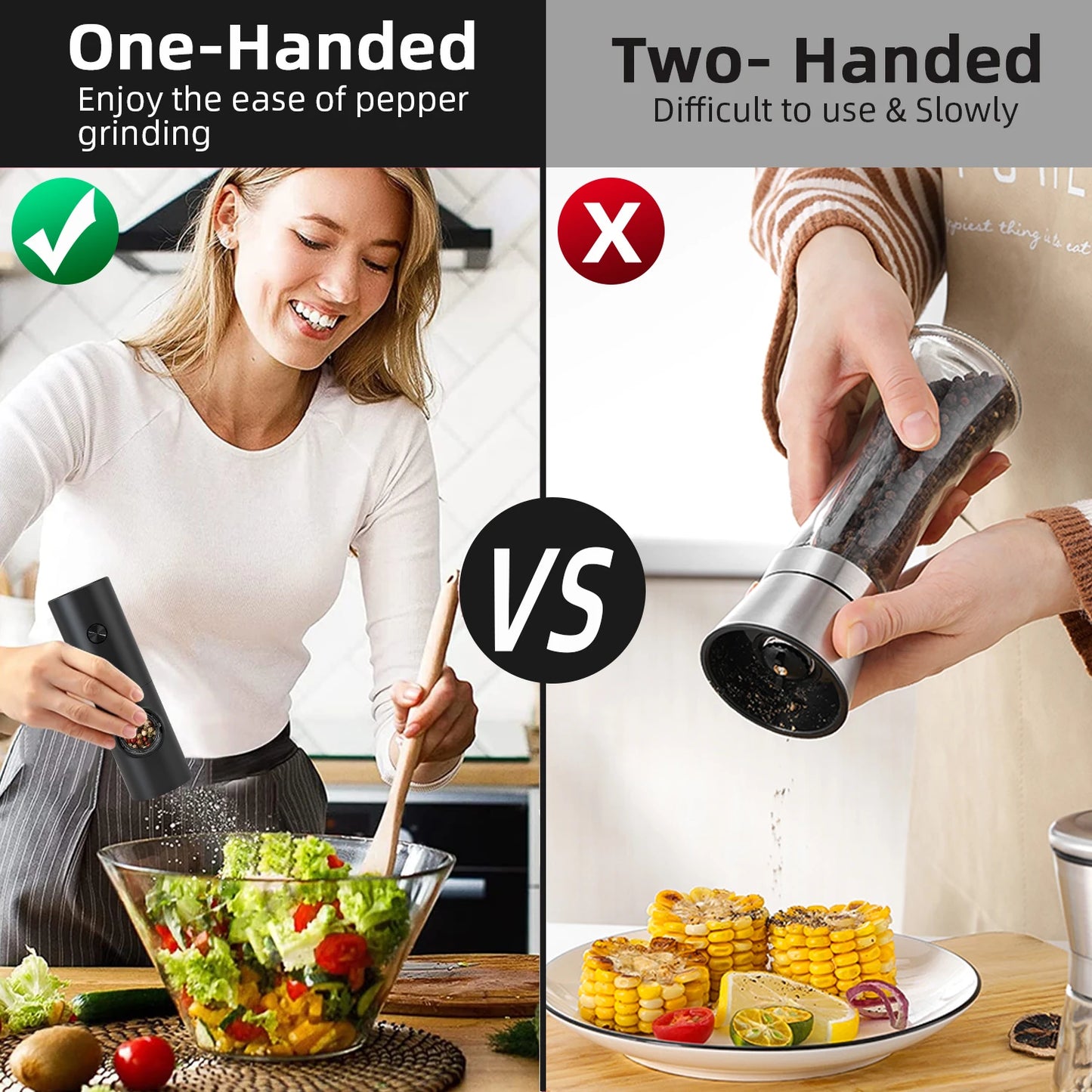 Automatic Salt and Pepper Grinder