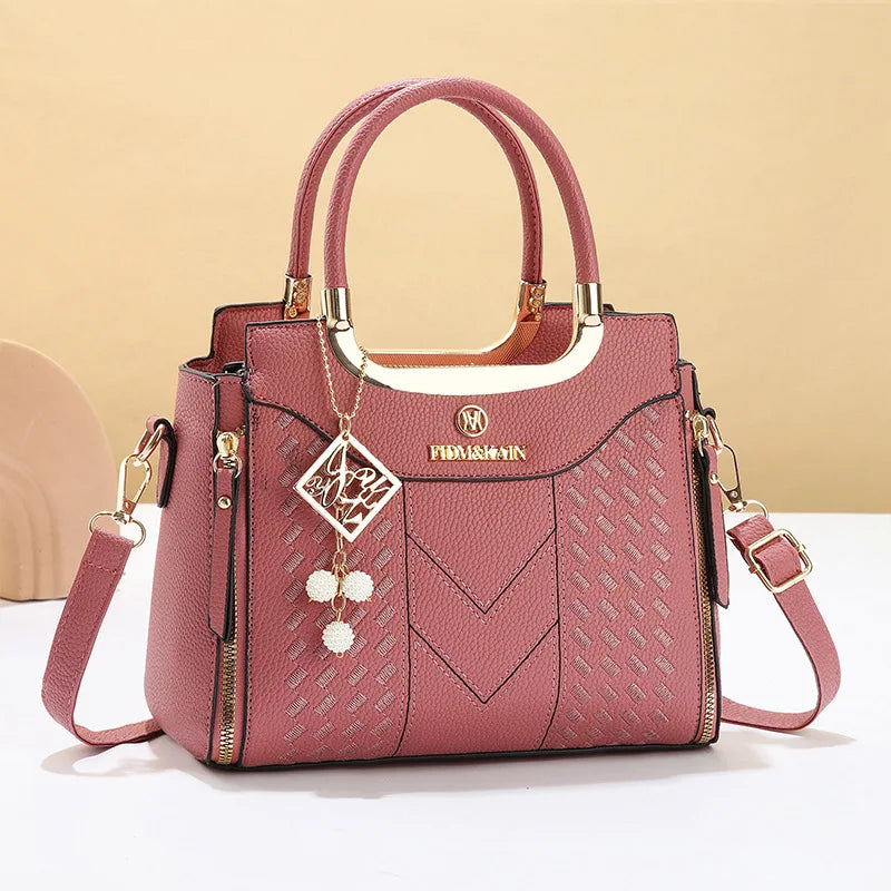 Vintage Style PU Tote Bag