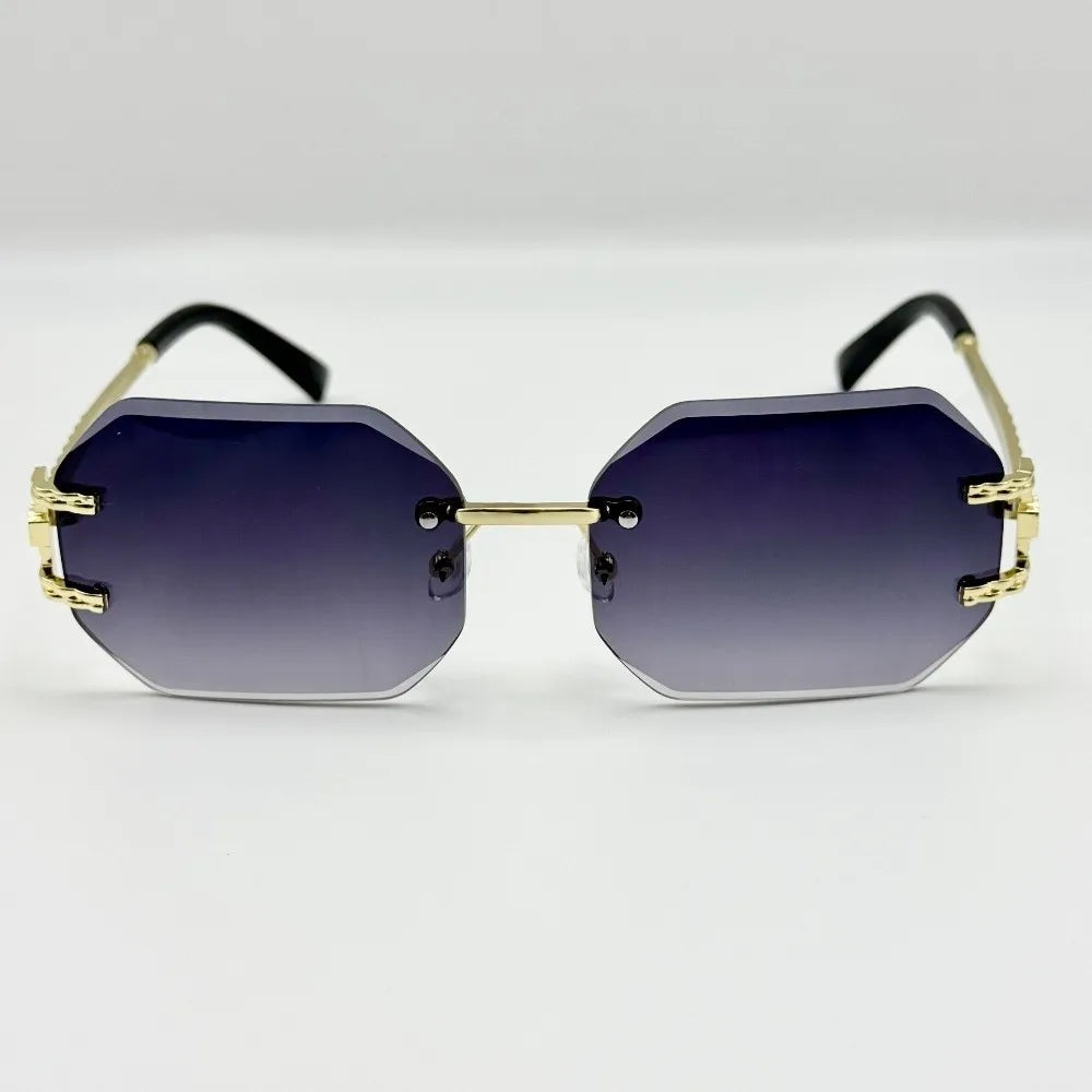 Vintage Rimless Women Sunglasses