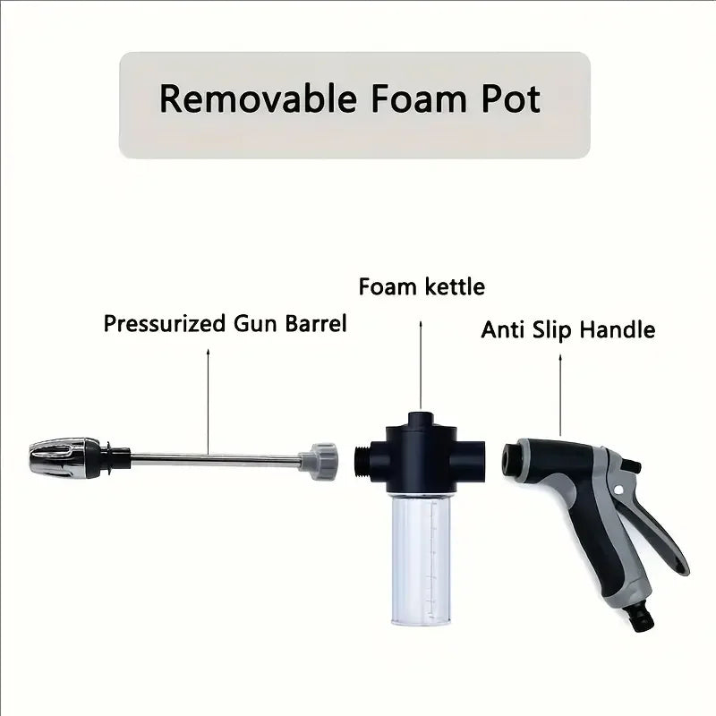 High Pressure Car Wash Foam Gun With Long Handle