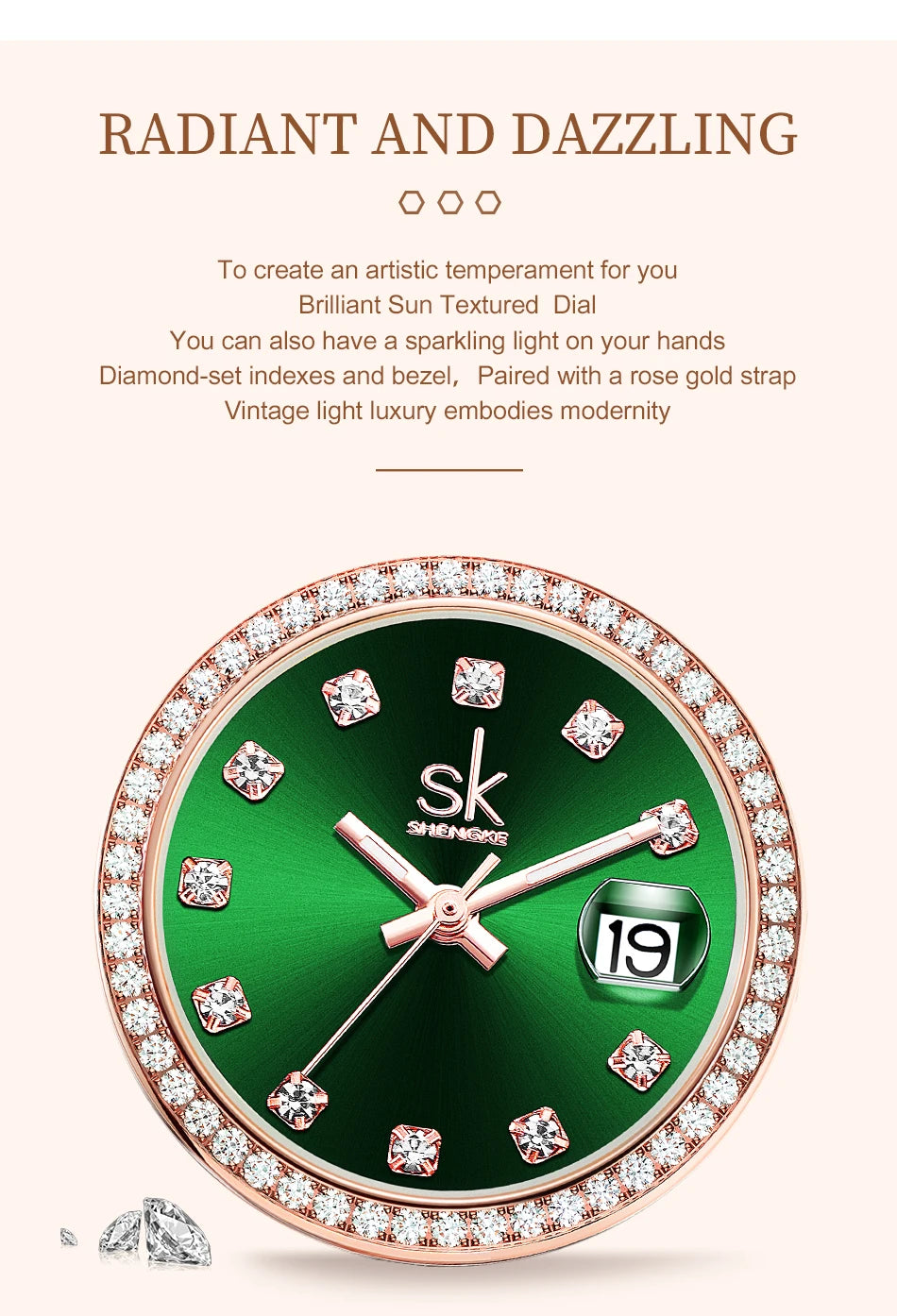 Woman's Luxury Quartz Watch