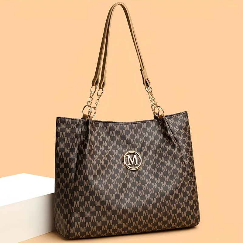 Vintage Geometric Tote Bag