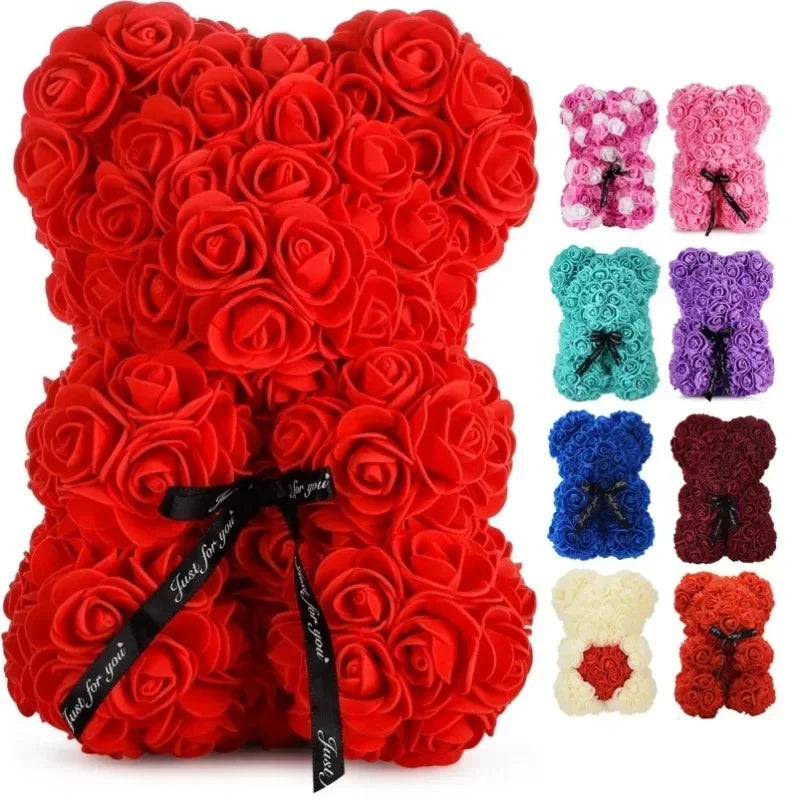 Cute Rose Teddy Bear For Your LOVED ONE