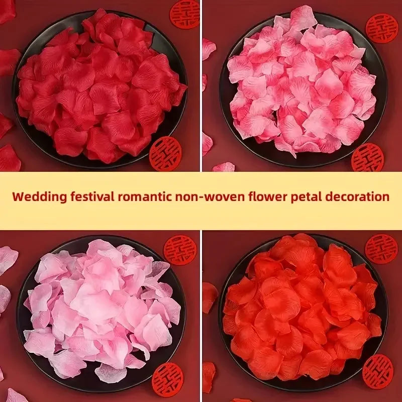 Multicolor Artificial Fake Rose Petals
