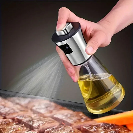 Stainless Steel Glass Oil Spray Bottle