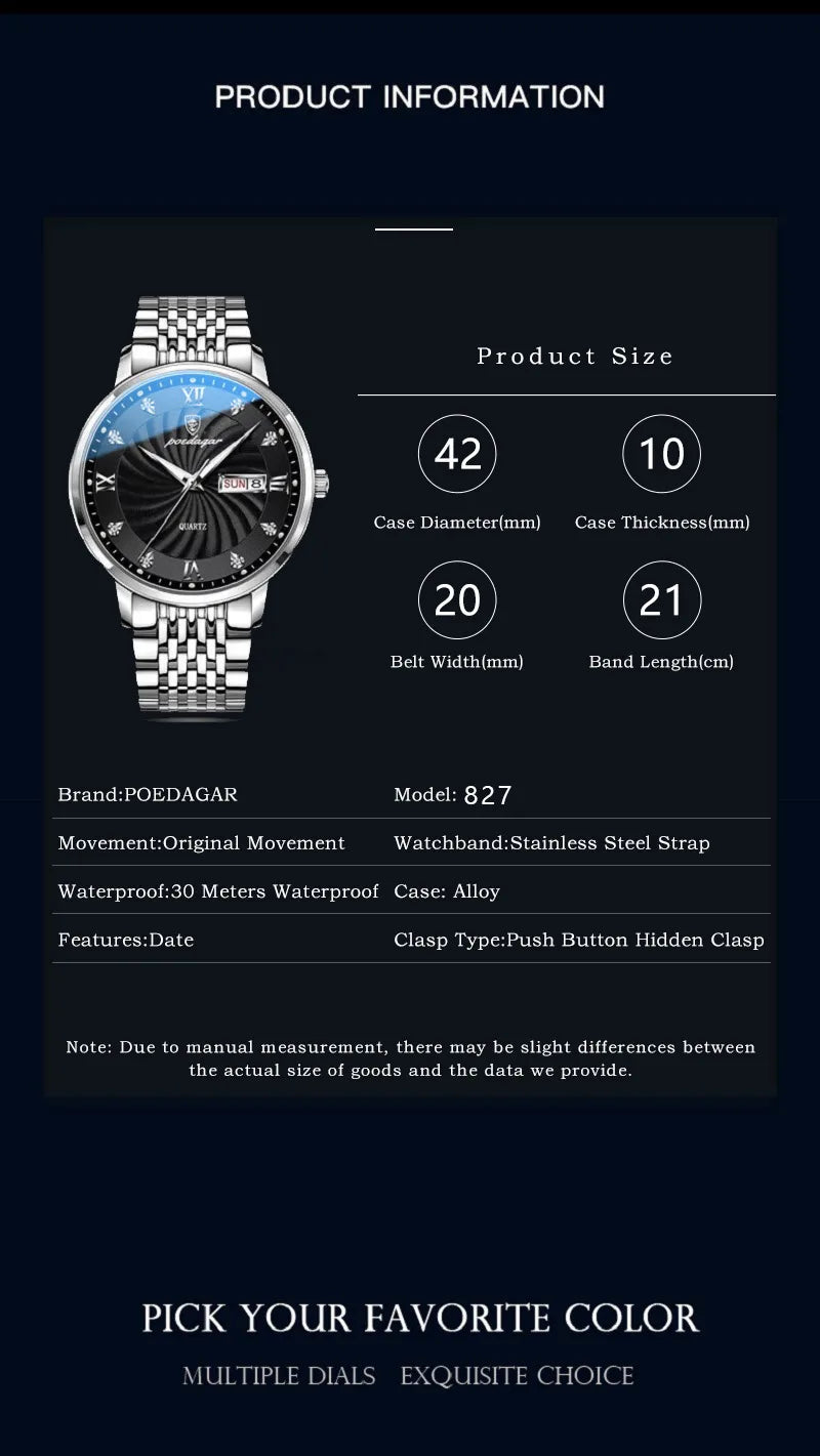 Luxury Fashion Man Watch