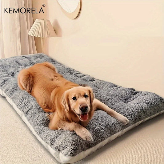 Large Plush Dog Bed