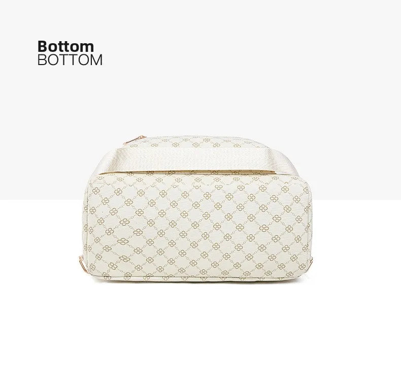 Retro Print Backpack Bag