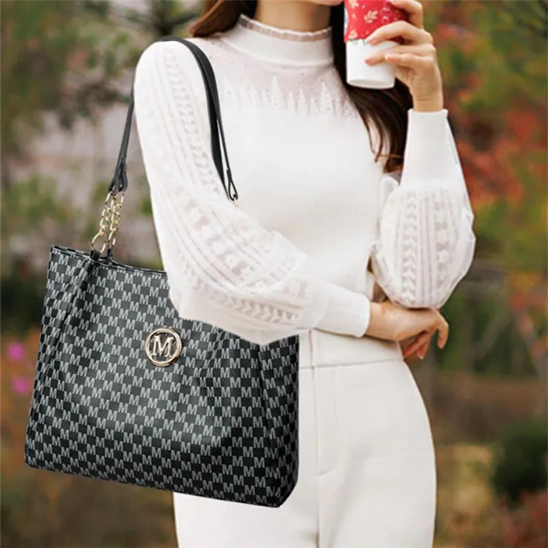 Vintage Geometric Tote Bag