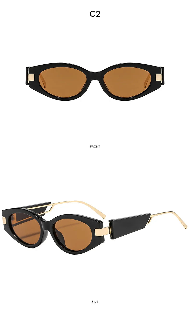 Luxury Design Oval Sunglasses