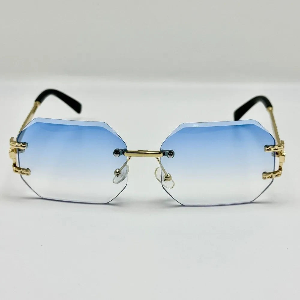 Vintage Rimless Women Sunglasses