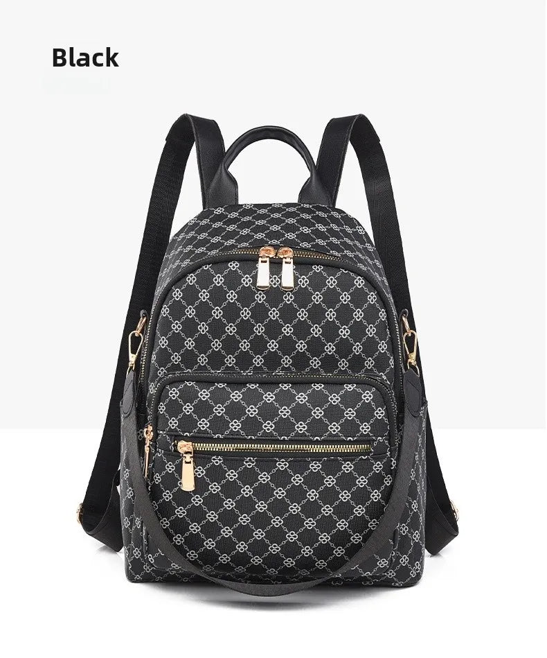 Retro Print Backpack Bag