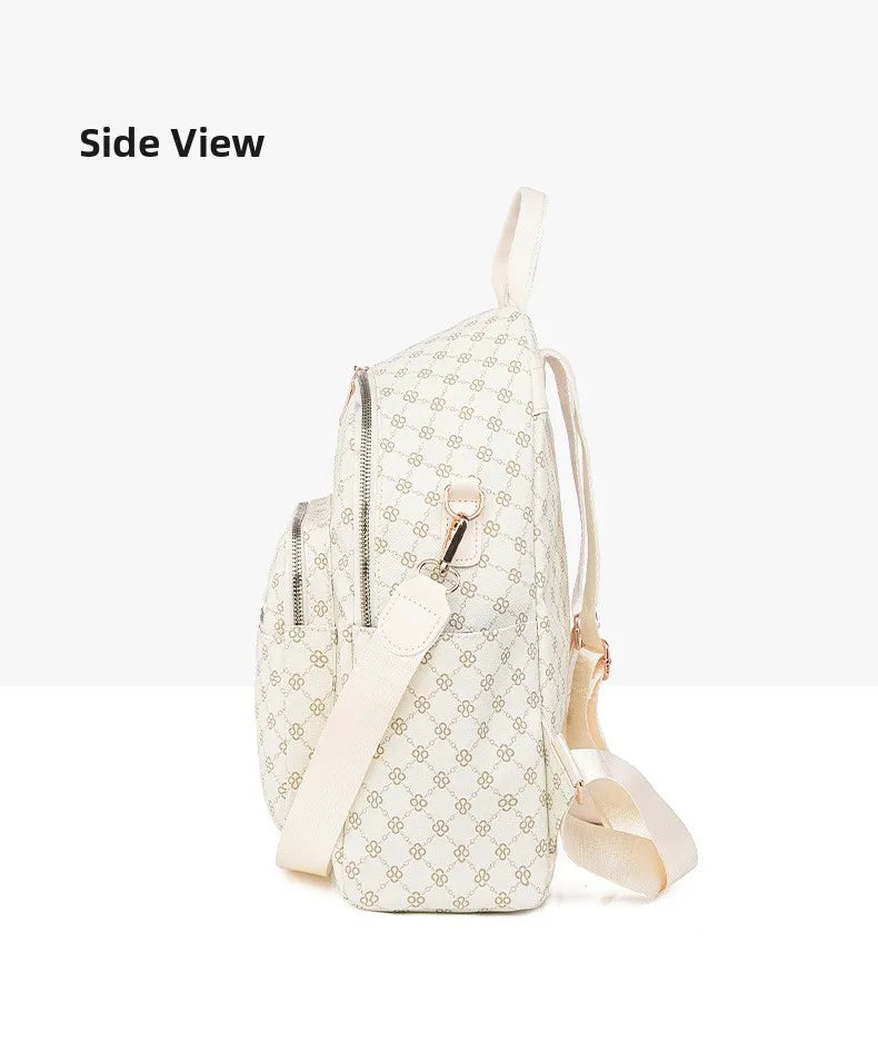 Retro Print Backpack Bag