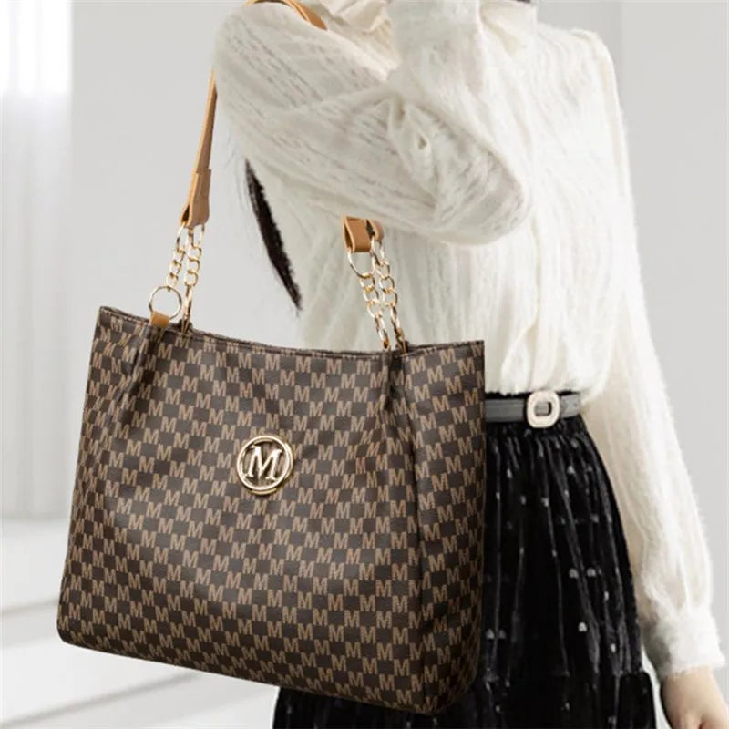 Vintage Geometric Tote Bag
