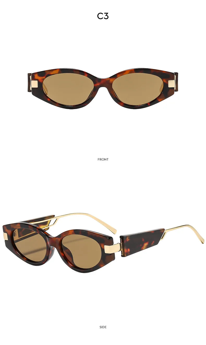 Luxury Design Oval Sunglasses