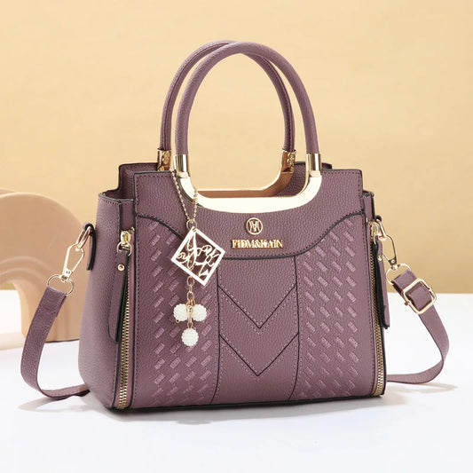 Vintage Style PU Tote Bag