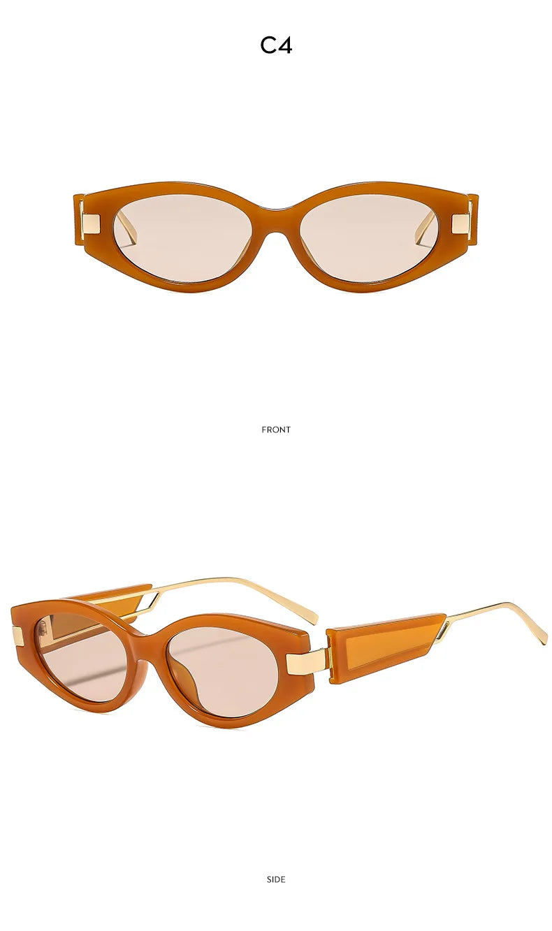 Luxury Design Oval Sunglasses
