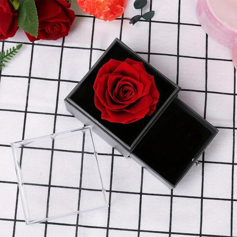  Rose Gift Box Set with  Pendant Necklace  