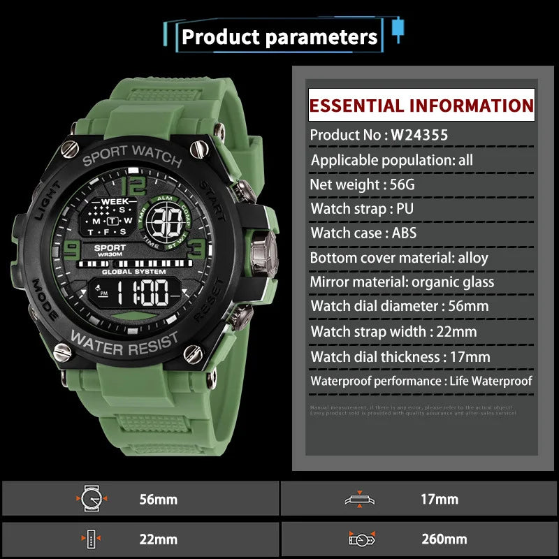 Men's Luxury Electronic Watch