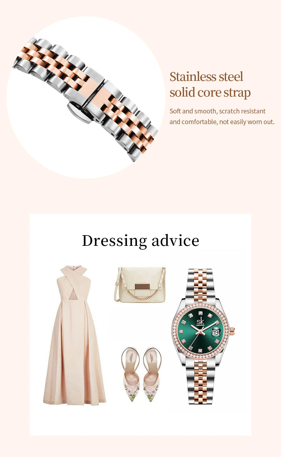 Woman's Luxury Quartz Watch