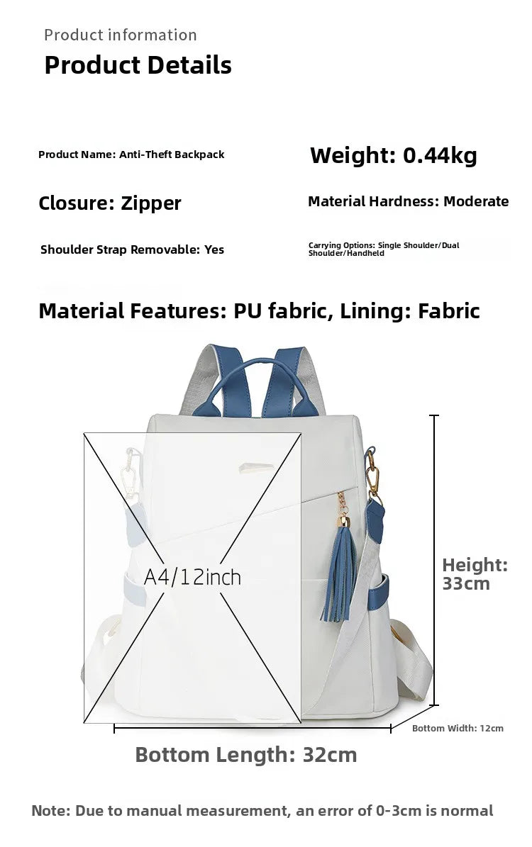 Anti-Theft Lightweight Large Capacity Bag