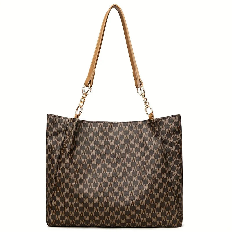 Vintage Geometric Tote Bag