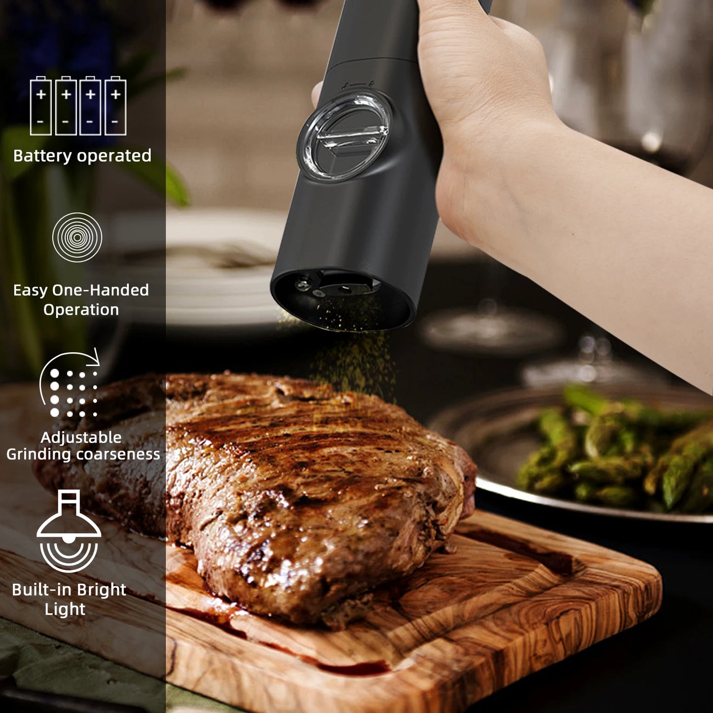 Automatic Salt and Pepper Grinder