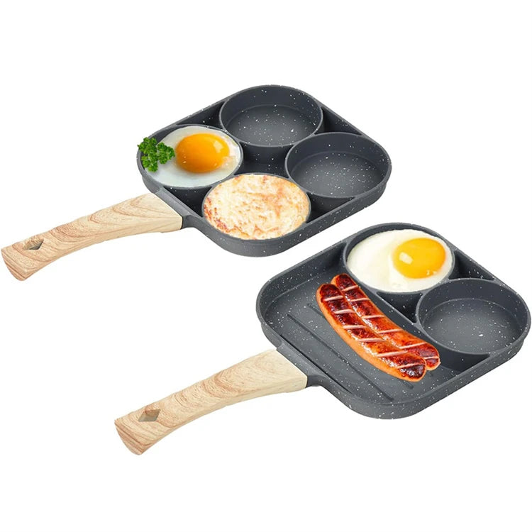 4-Hole None-Stick Frying Pan