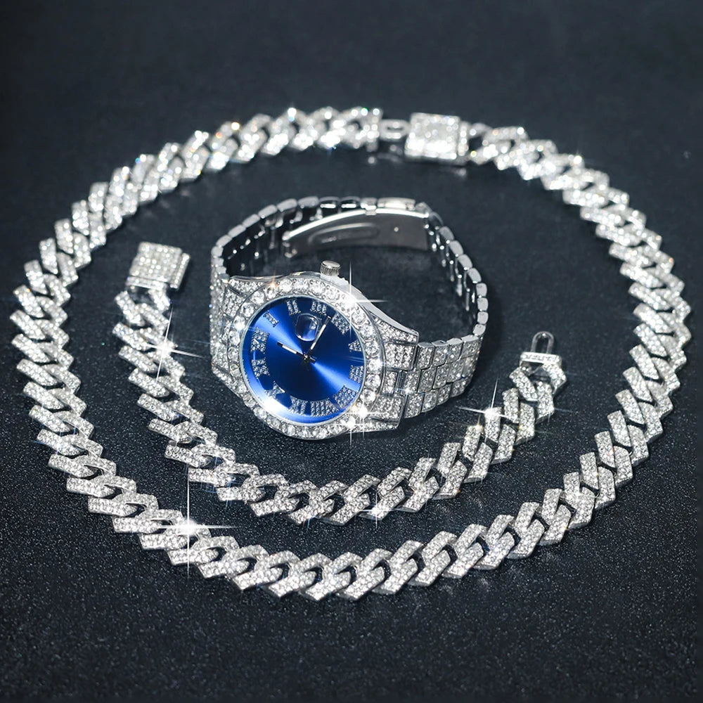 Women's Luxury Watch Jewelry Set