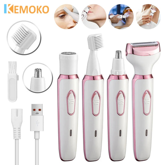 4 In 1 Portable Electric Haircut Trimmer