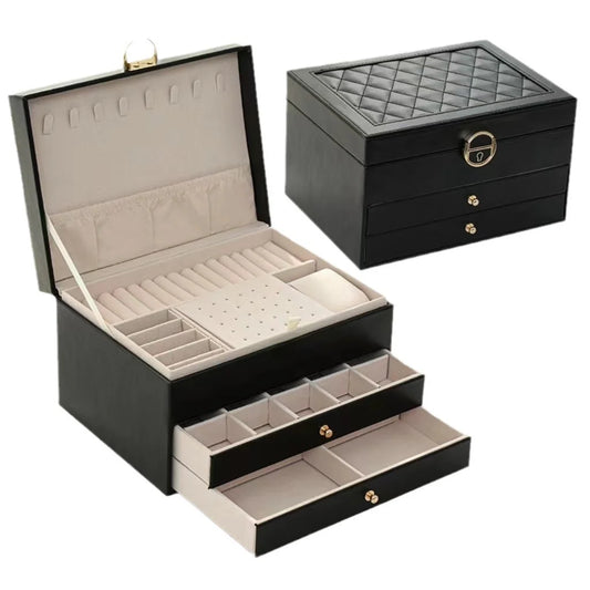 Three-Layer Jewelry  Storage Box