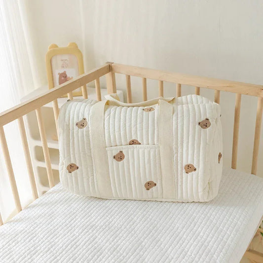 Embroidered Mom Bag