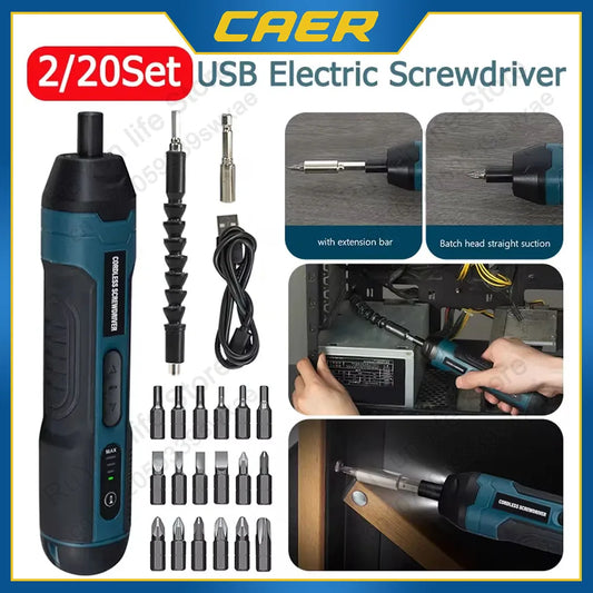 Mini Cordless Electric Screwdriver Rechargeable