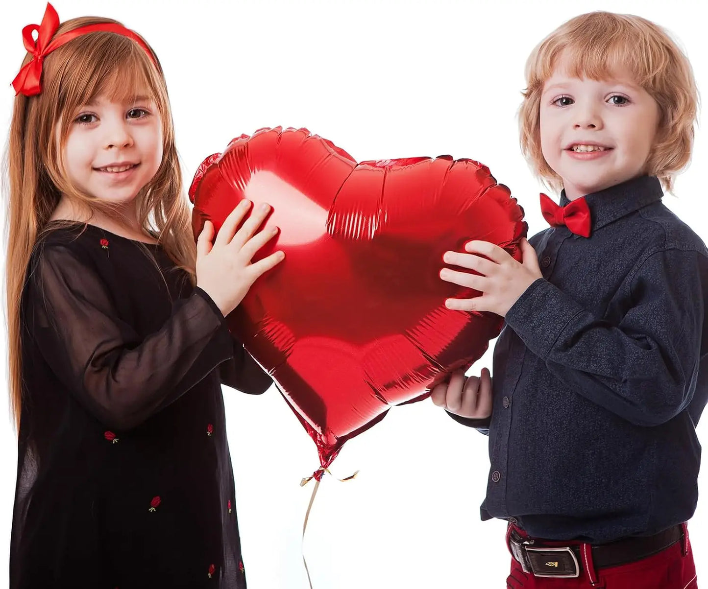 5-30PCS 18 Inches Large Foil Red Heart Shaped Balloons