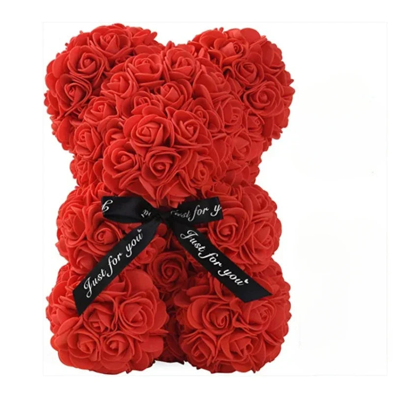 Cute Rose Teddy Bear For Your LOVED ONE